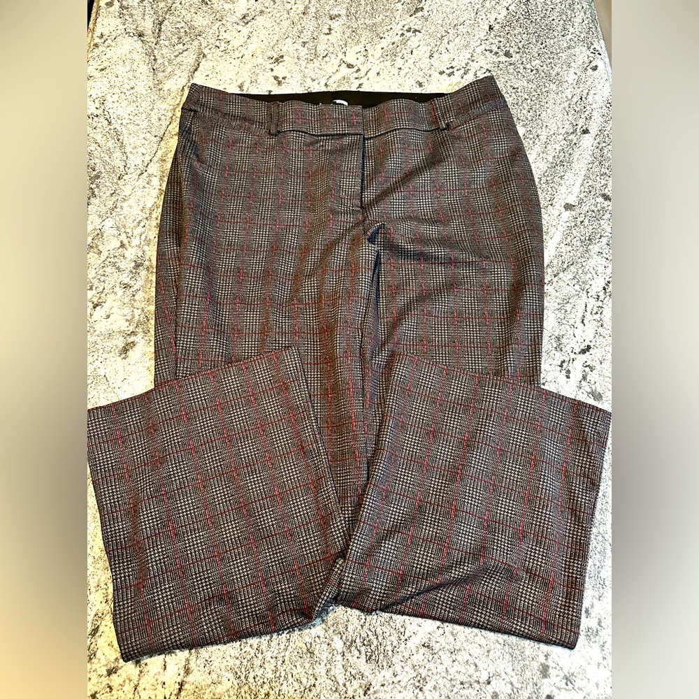 Lane Bryant The Allie bootcut pant, SZ20, plaid
